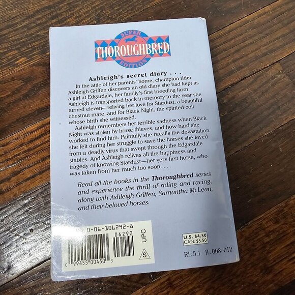 Vintage 90s 1995 Thoroughbred Super Edition Ashleigh's Dream by Joanna Campbell - Picture 2 of 10